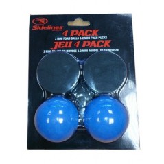 Pack 2 palets + 2 balles en mousse