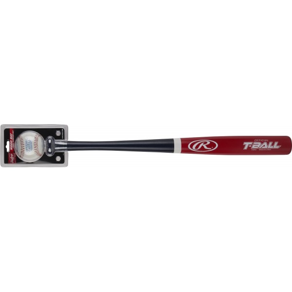 Batte RAWLINGS T-Ball bois + balle