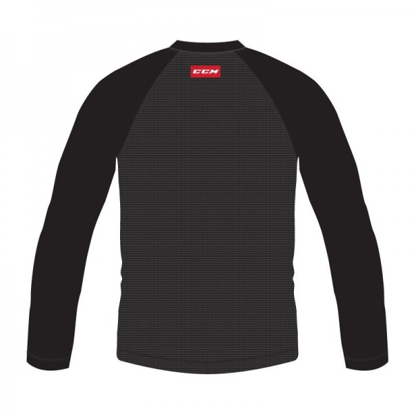 Haut CCM Performance Compression noir senior manche longue