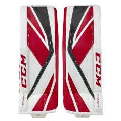 Bottes CCM Premier II Pro senior blanc rouge noir