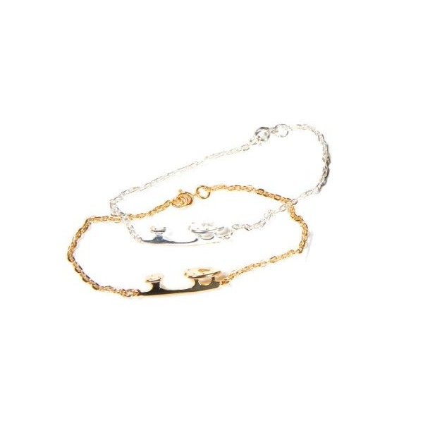Bracelet avec patin JERRY'S 1212 coloris or