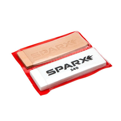 Kit de 1 pierre Honig 240 + 1 pièce cuir de finition pour Sparx ES200