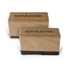 Kit de 2 blocs bois + jeu de brosses Sparx pour ébavurage