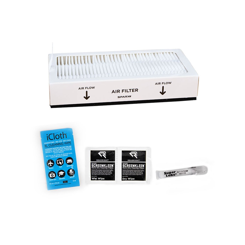 Kit maintenance filtre à air Sparx pour ES200 Kit maintenance filtre à air Sparx pour ES200