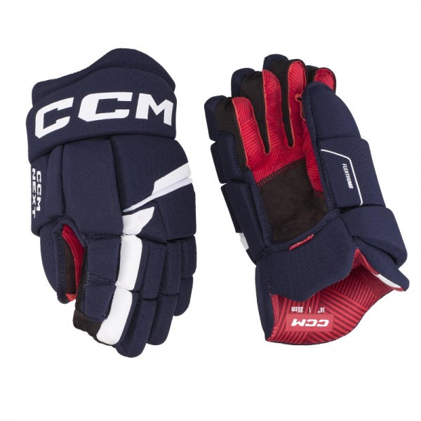 Gants CCM Next senior navy blanc