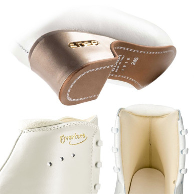 Bottines patin artistique EDEA Overture blanc