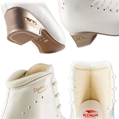 Bottines patin artistique EDEA Chorus blanc