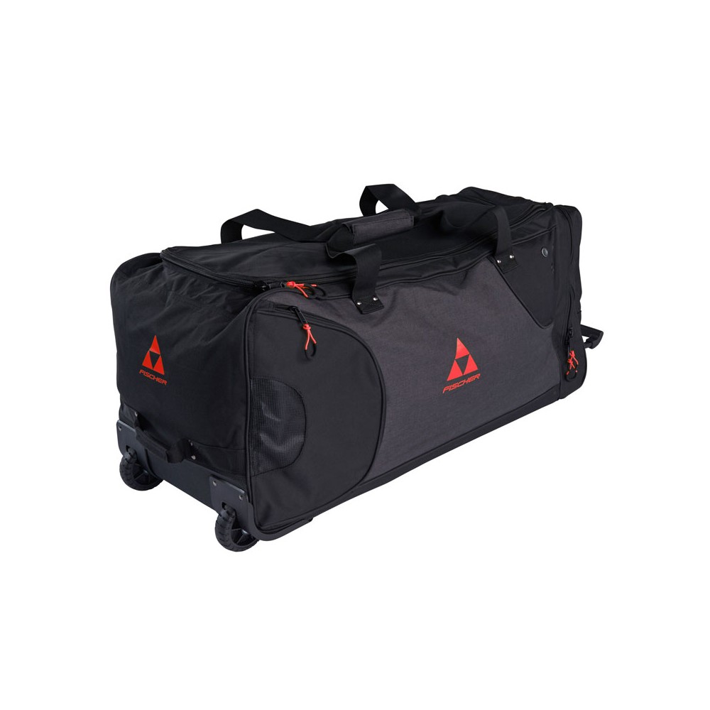 Sac FISCHER Player Wheel 40" roulettes noir gris rouge Senior