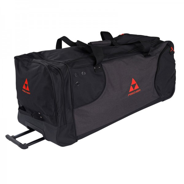 Sac FISCHER Player Wheel 40" roulettes noir gris rouge Senior
