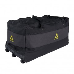 Sac FISCHER wheel gardien 37" roulettes noir gris jaune Junior
