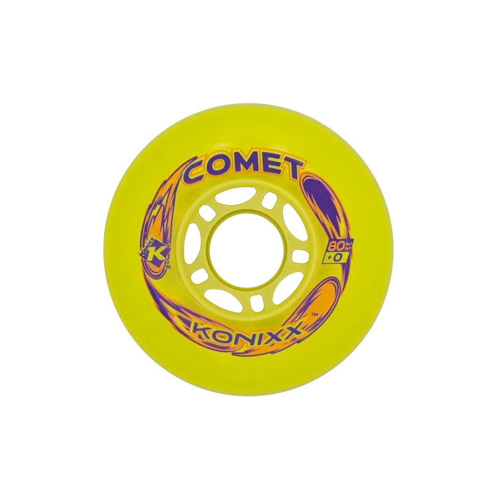 Roue Konixx Comet 74A Indoor jaune Roue Konixx Comet 74A Indoor jaune