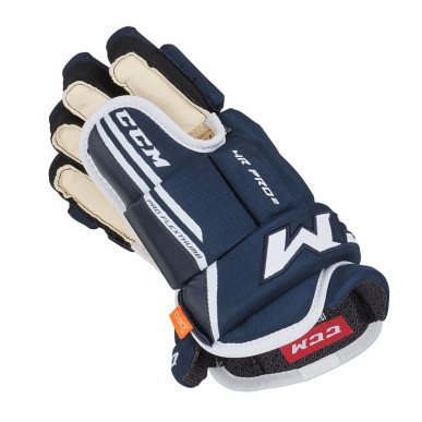 Gants CCM Tacks 4R Pro 2 Senior bleu navy blanc