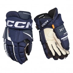 Gants CCM Tacks XF Pro Senior bleu navy blanc