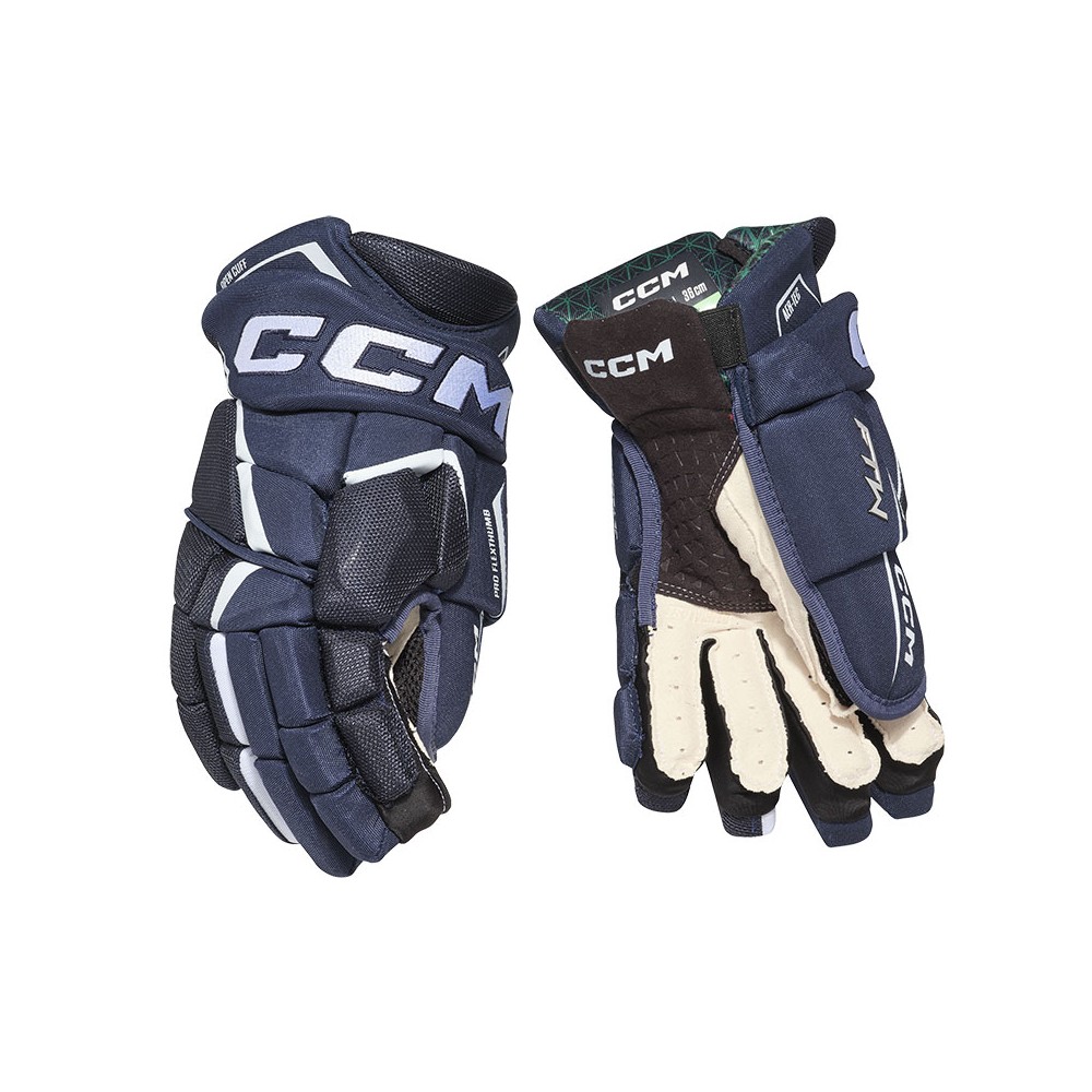 Gants CCM Jetspeed FTW Femme bleu navy blanc