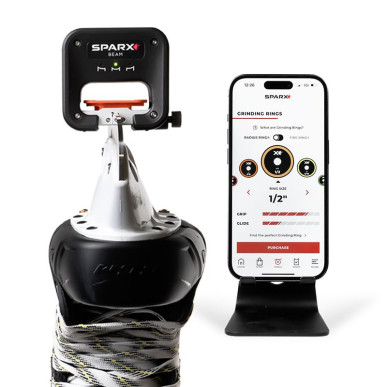 Connexion Bluetooth et application mobile intégrée pour affûteuse de lames Sparx ES300