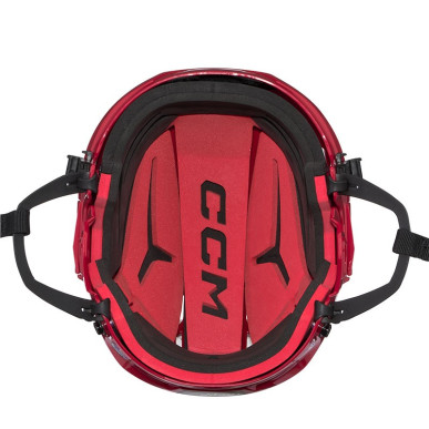 Casque CCM Tacks 70 rouge Combo avec grille argent Enfant