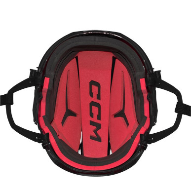 Casque CCM Tacks 70 noir Combo avec grille argent Enfant