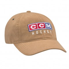 Casquette CCM Slouch Vintage Corduroy marron clair ajustable