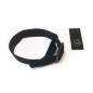Jugulaire noire 2 pièces avec clips pour casque