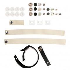 Kit Strap CCM pour masque Gardien XF/F9 avec pressions-clips ACMKITBGEX