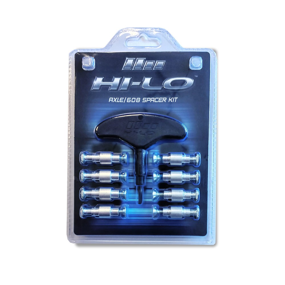 Pack 8 espaceurs et axes Bauer Hi-Lo 608 spacer kit